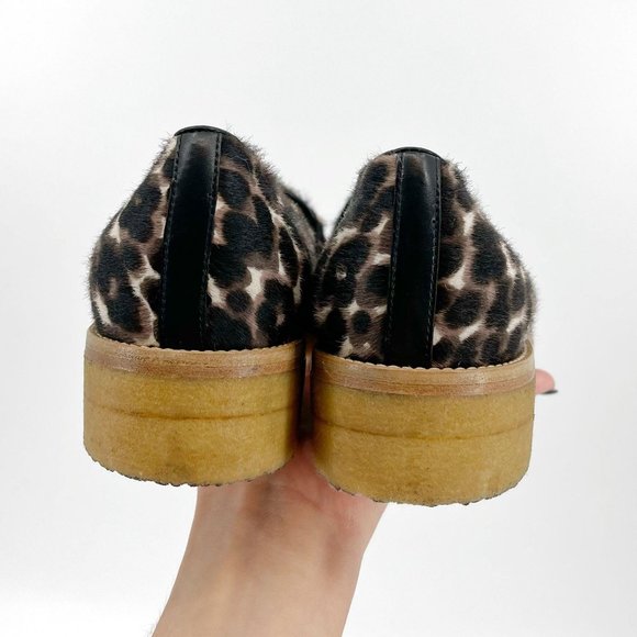Longchamp Calf Hair Animal Print Penny Loafer - Picture 8 of 12